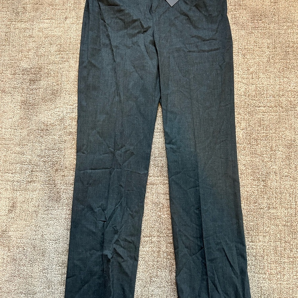NEW Lafayette 148 New York Women's Charcoal Dress Pants